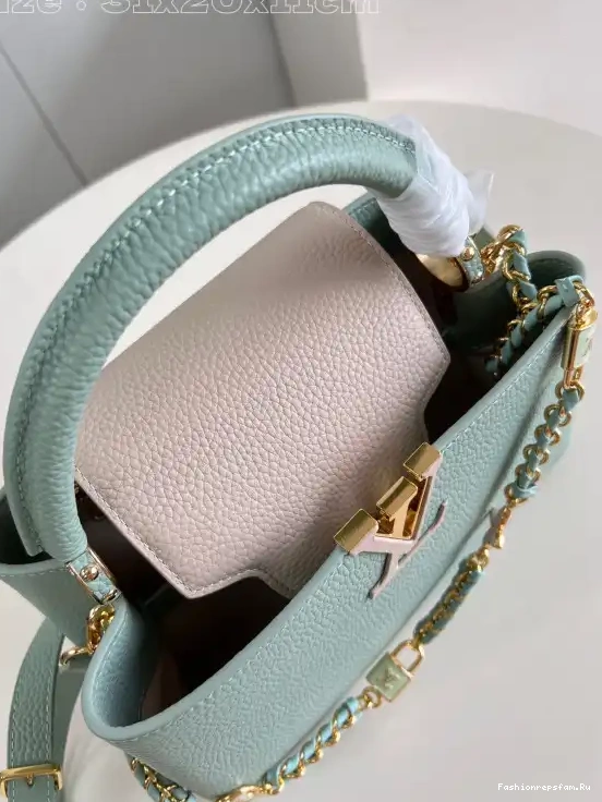 FS CHEAP CAPUCINES VUITTON BB-31.5*20*11CM LOUIS 0705
